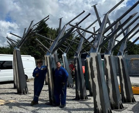 Solar Trees Ready for Specialist Bradleys Paint Application v2
